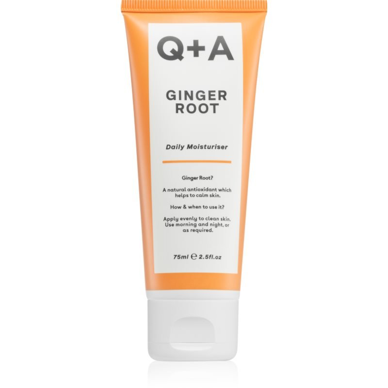 Q+A Ginger Root intenzivní hydratační krém 75 ml - parfo.cz