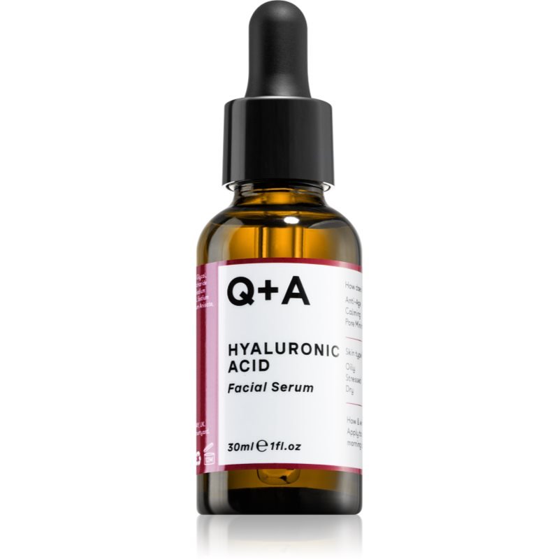 Q+A Hyaluronic Acid hydratační pleťové sérum s kyselinou hyaluronovou 30 ml - parfo.cz