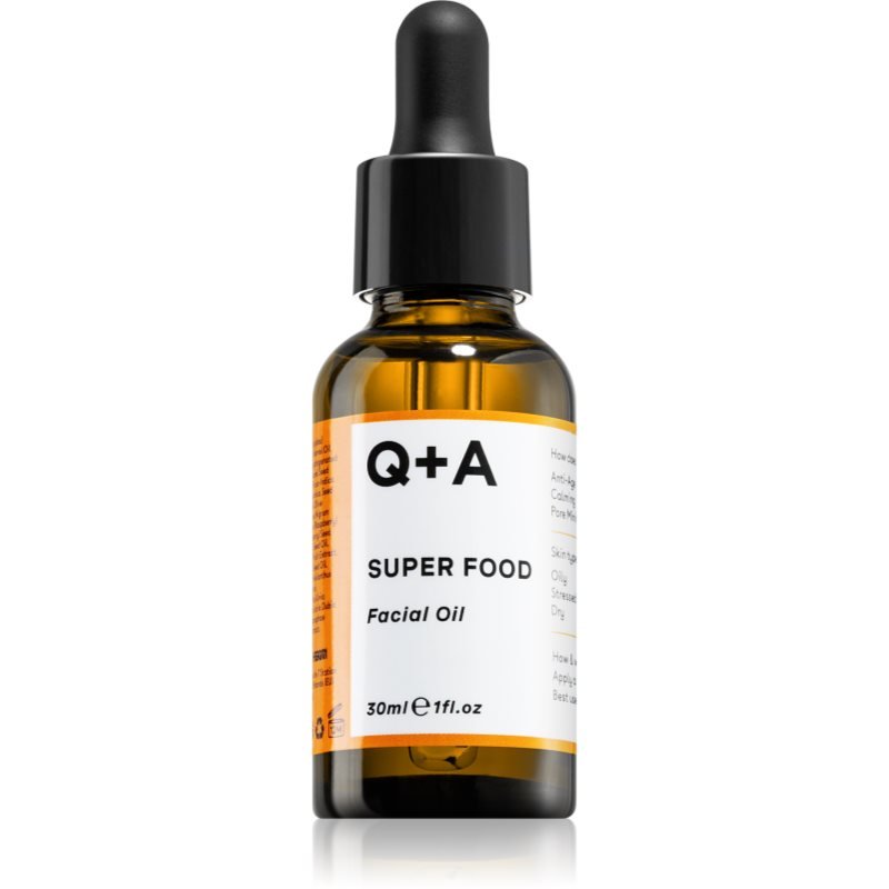 Q+A Super Food antioxidační pleťový olej na den a noc 30 ml - parfo.cz