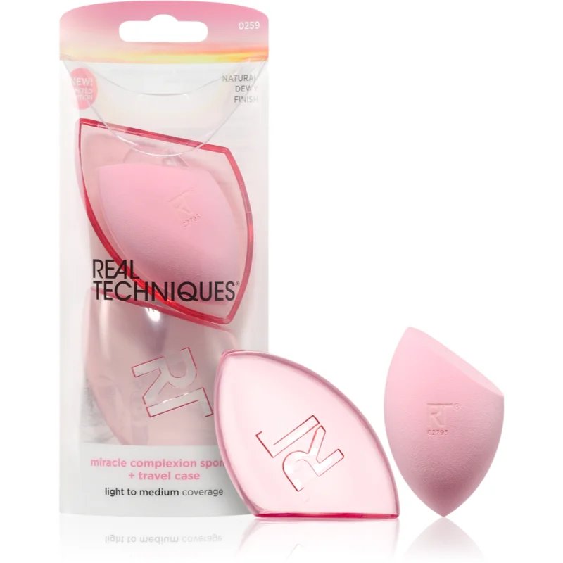 Real Techniques Miracle Complexion Sponge Sunrise houbička na make-up 1 ks - parfo.cz