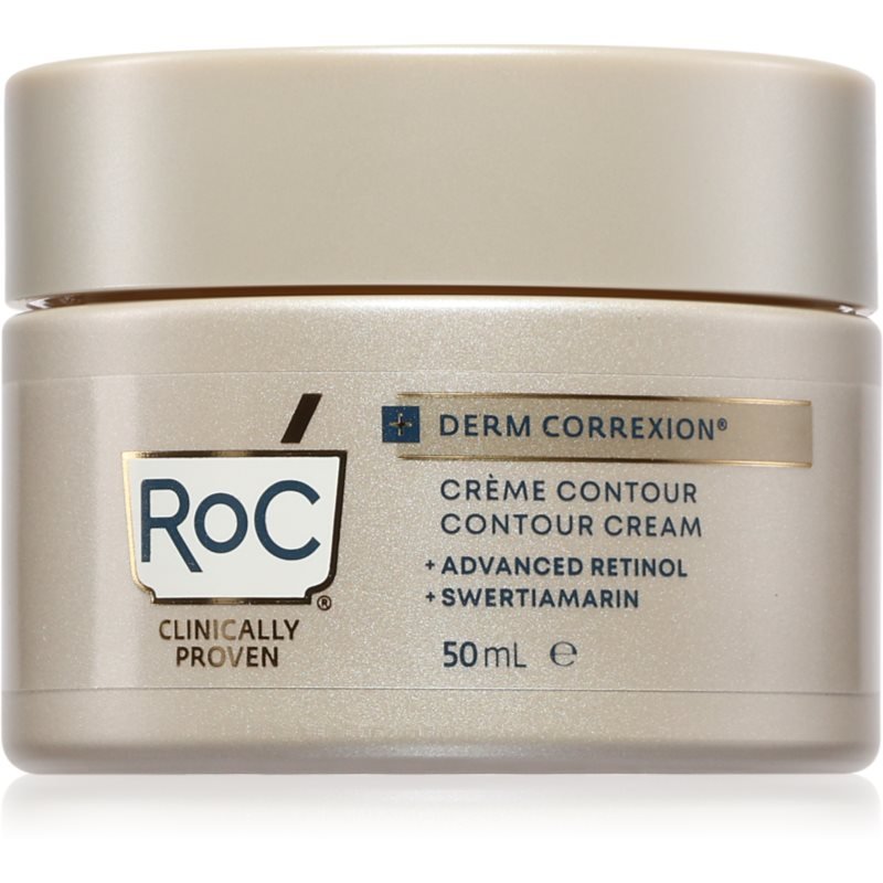 RoC Derm Correxion Contour zpevňující protivráskový krém na obličej s retinolem 50 ml - parfo.cz