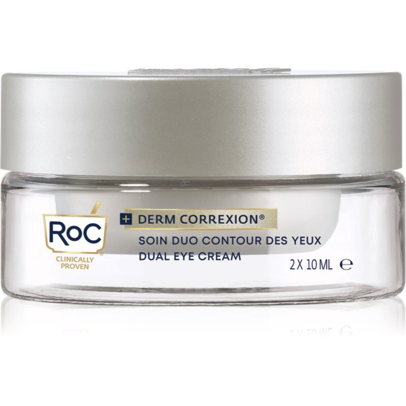 RoC Derm Correxion Dual Eye protivráskový krém na oční okolí 2 v 1 2x10 ml - parfo.cz