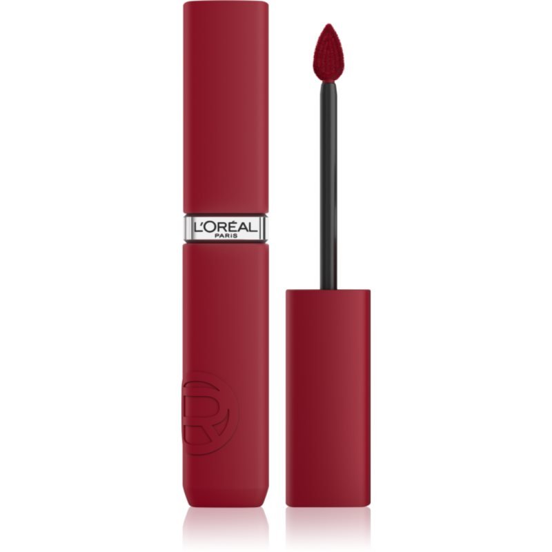 L’Oréal Paris Infaillible Matte Resistance matná hydratační rtěnka odstín 420 Le Rouge Paris 5 ml - parfo.cz
