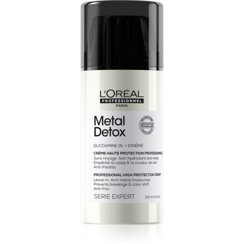 L’Oréal Professionnel Serie Expert Metal Detox ochranný krém pro lámavé a namáhané vlasy 100 ml - parfo.cz