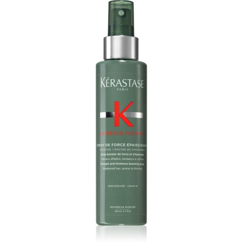 Kérastase Genesis Homme Spray de Force Épaississant posilující sprej pro slabé vlasy s tendencí vypadávat pro muže 150 ml - parfo.cz