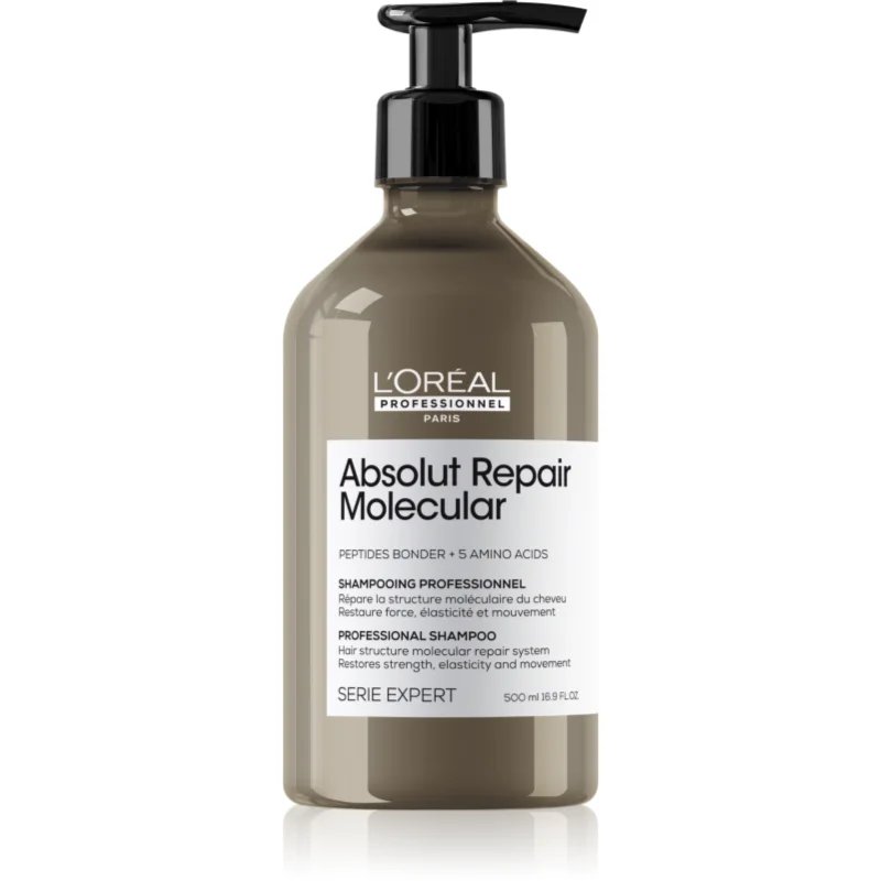 L’Oréal Professionnel Serie Expert Absolut Repair Molecular posilující šampon pro poškozené vlasy 500 ml - parfo.cz