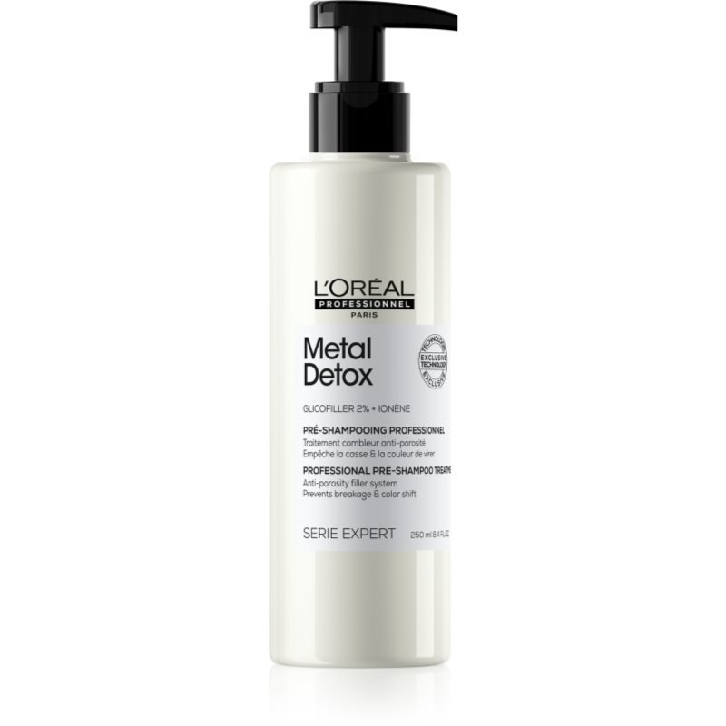 L’Oréal Professionnel Serie Expert Metal Detox před-šamponová péče pro barvené a poškozené vlasy 250 ml - parfo.cz