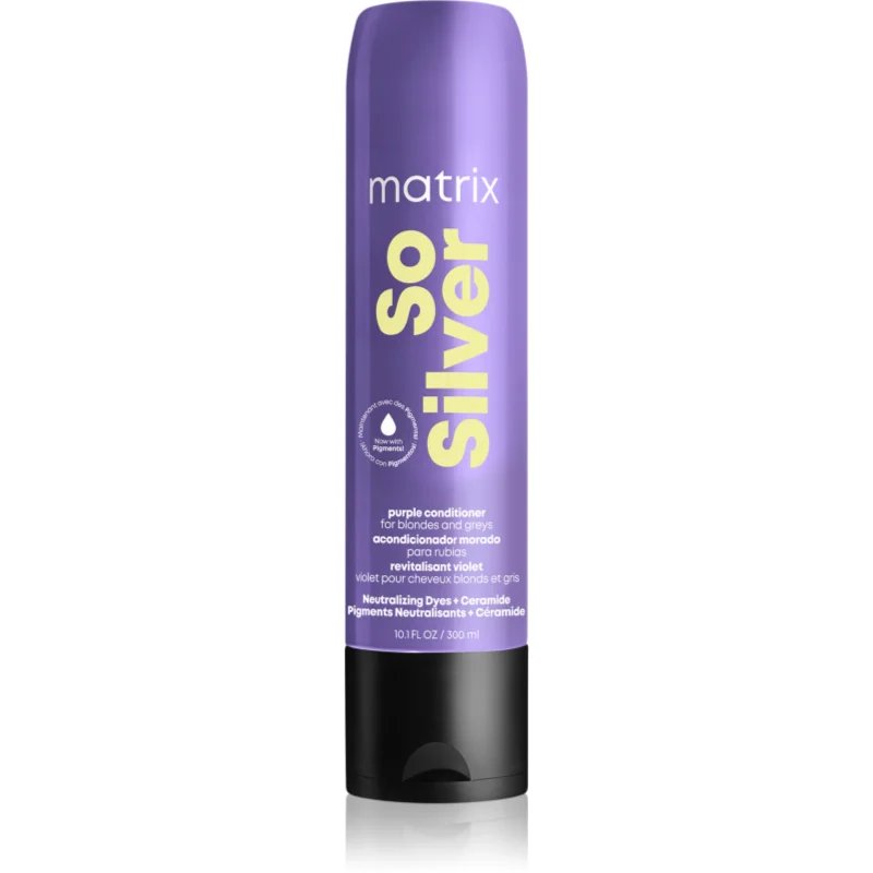 Matrix So Silver hydratační kondicionér neutralizující žluté tóny 300 ml - parfo.cz