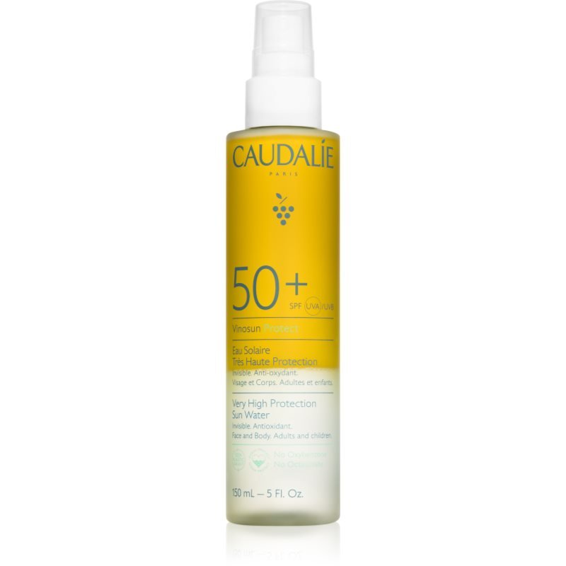 Caudalie Vinosun hydratační dvoufázová olejová mlha s antioxidačním účinkem SPF 50+ 150 ml - parfo.cz