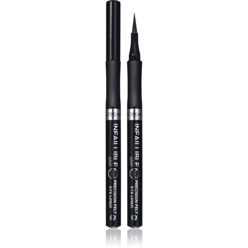 L’Oréal Paris Infaillible Grip 27H Precision Felt oční linky ve fixu odstín Black 1 ml - parfo.cz
