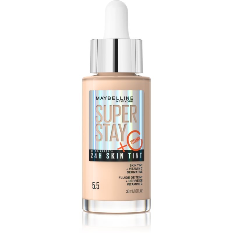 MAYBELLINE NEW YORK SuperStay Vitamin C Skin Tint tónující sérum s vitaminem C odstín 5.5 30 ml - parfo.cz