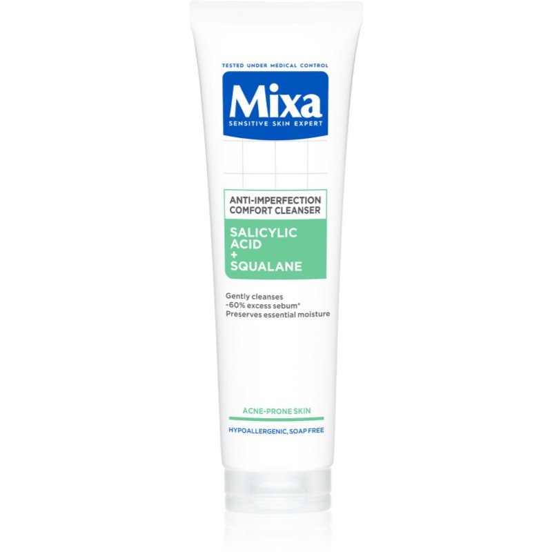 MIXA Anti-Imperfection Comfort Cleanser čisticí pleťový gel proti nedokonalostem aknózní pleti 150 ml - parfo.cz