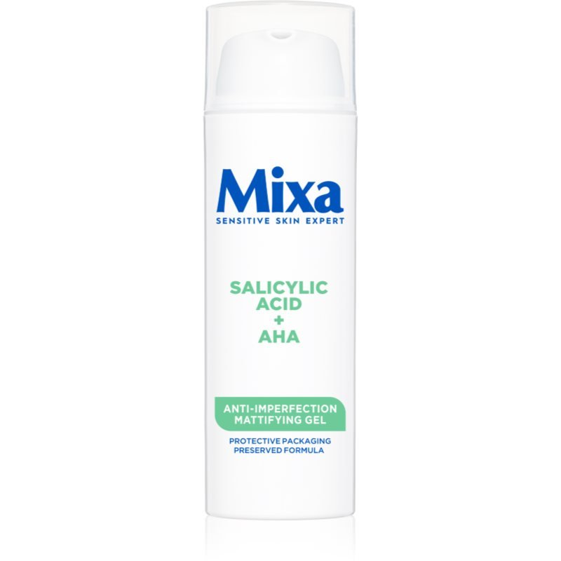 MIXA Anti-Imperfection Mattifying Gel matující gelový krém proti nedokonalostem pleti 50 ml - parfo.cz