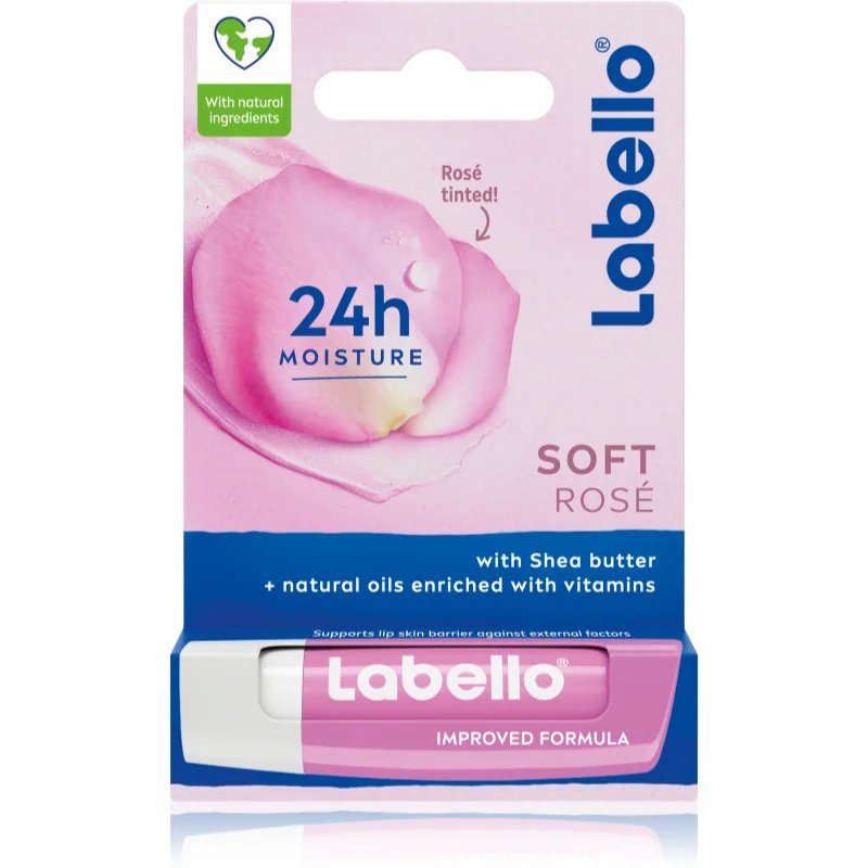 Labello Soft Rosé balzám na rty 4.8 g - parfo.cz