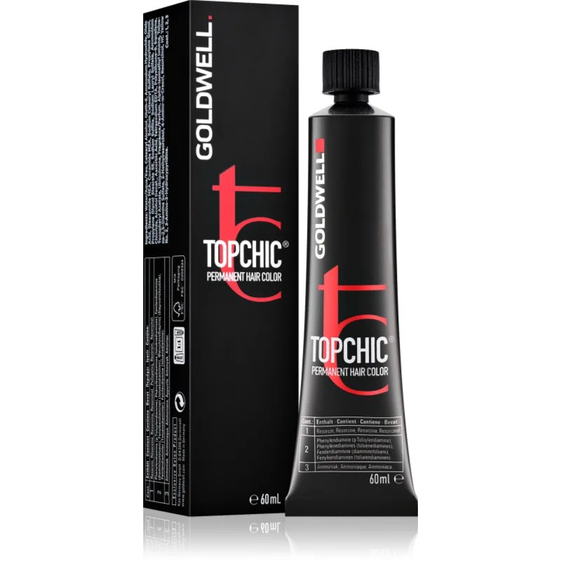 Goldwell Topchic Permanent Hair Color barva na vlasy odstín Ash Ash 60 ml - parfo.cz