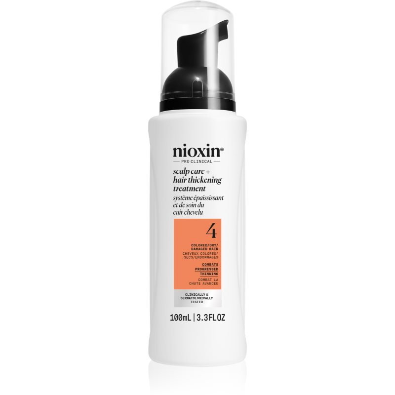 Nioxin System 4 Scalp + Hair Thickening Treatment kúra pro výrazně řídnoucí