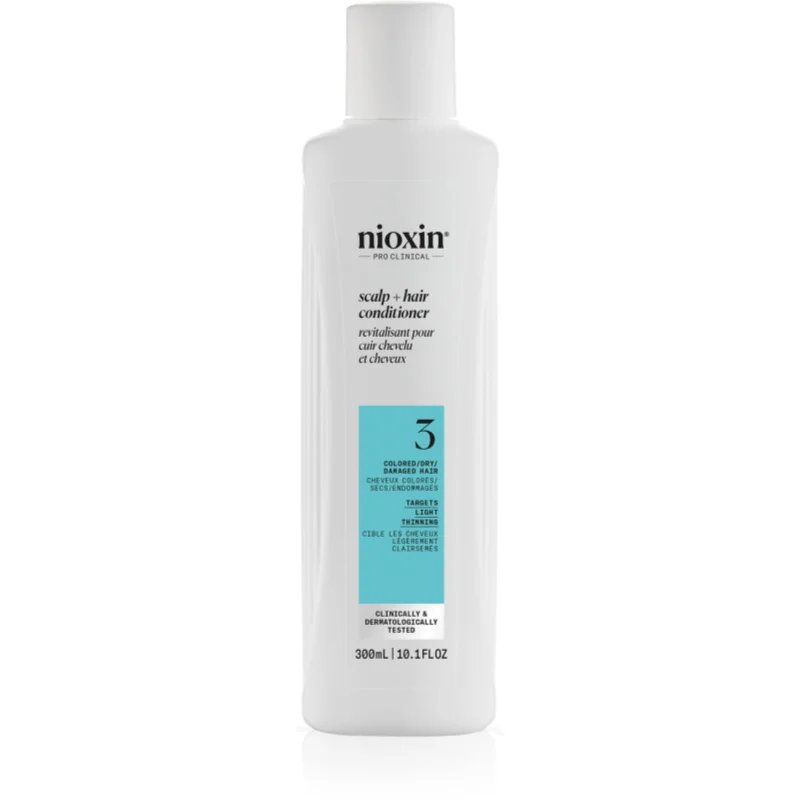 Nioxin System 3 Scalp + Hair Conditioner kondicionér pro barvené řídnoucí vlasy 300 ml - parfo.cz