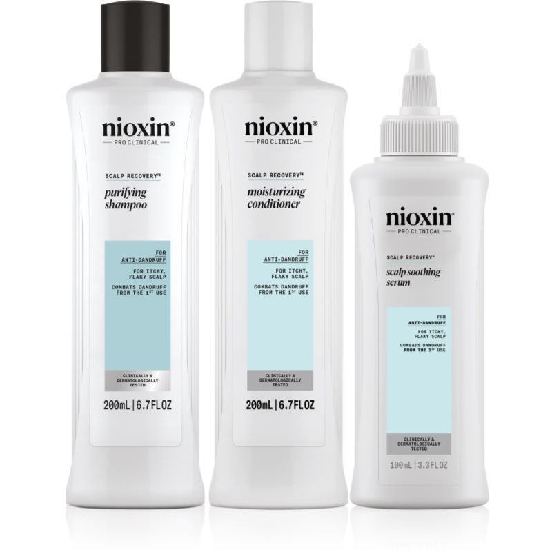 Nioxin Scalp Recovery dárková sada proti lupům 3 ks - parfo.cz