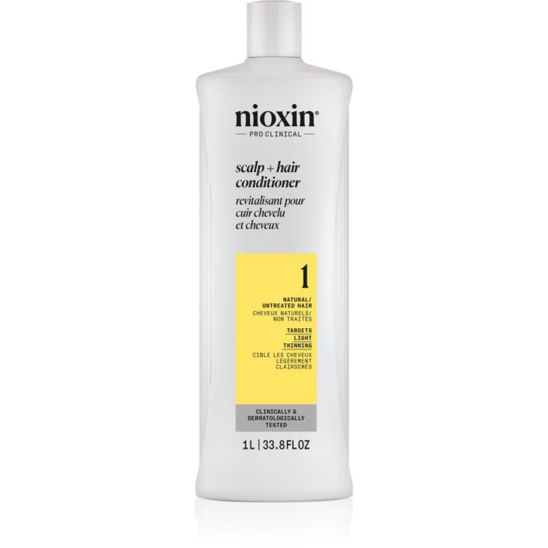 Nioxin System 1 kondicionér proti řídnutí vlasů 1000 ml - parfo.cz