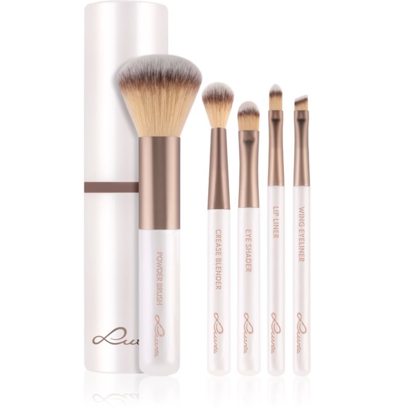 Luvia Cosmetics Travel Set Macchiato sada štětců cestovní 5 ks - parfo.cz