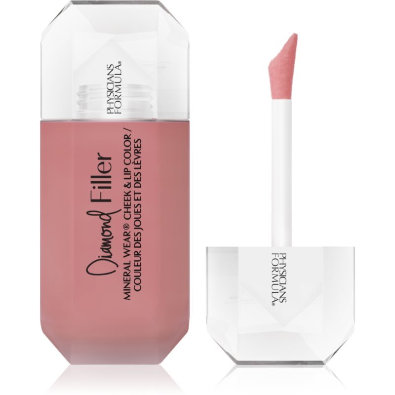Physicians Formula Mineral Wear® Diamond Filler rtěnka na rty a tváře odstín Brilliant Peach 7