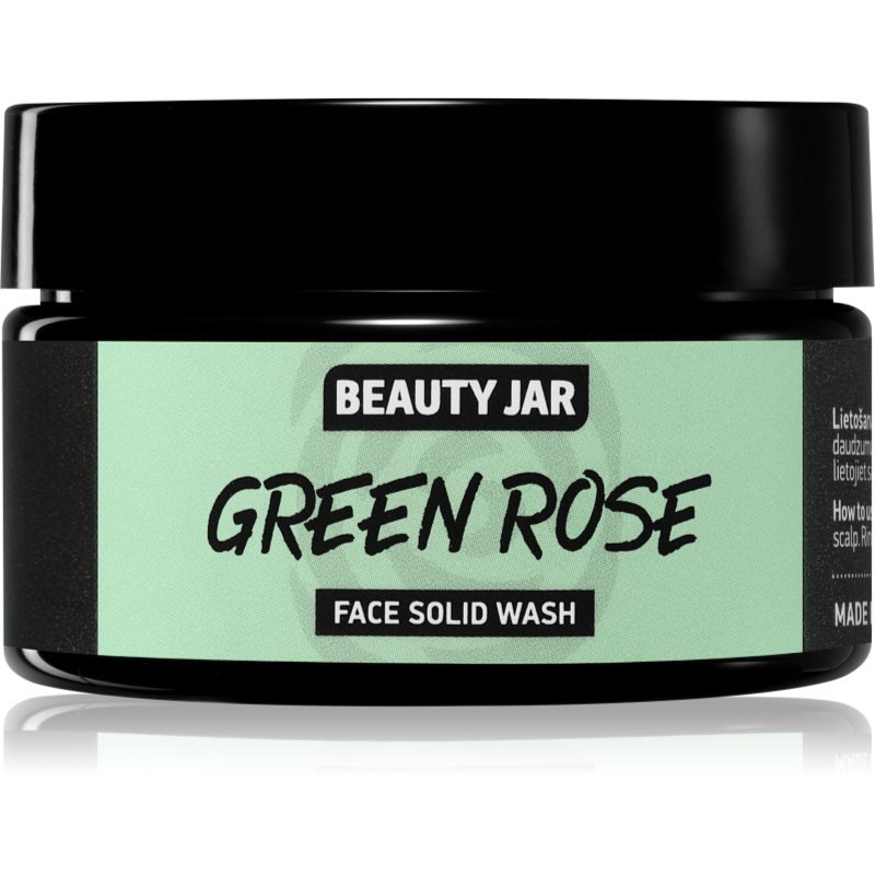 Beauty Jar Green Rose čisticí mýdlo na obličej s exfoliačním účinkem 25 g - parfo.cz