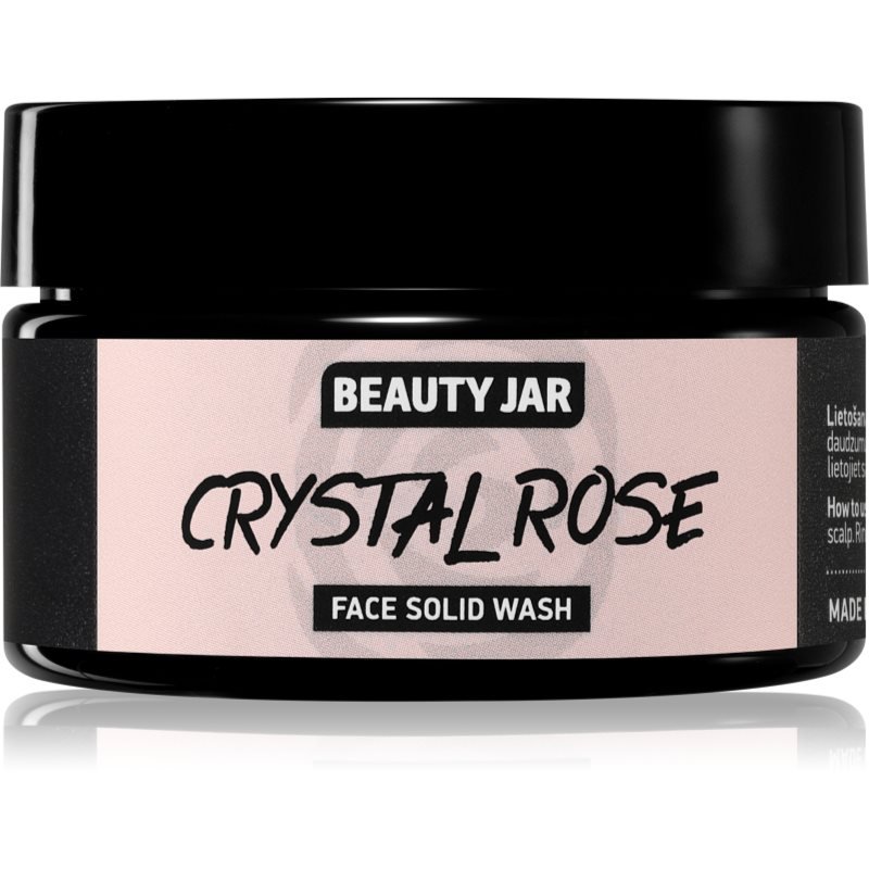 Beauty Jar Crystal Rose čisticí mýdlo na obličej pro rozjasnění pleti 25 g - parfo.cz