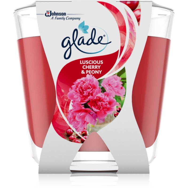 GLADE Luscious Cherry & Peony vonná svíčka 70 g - parfo.cz