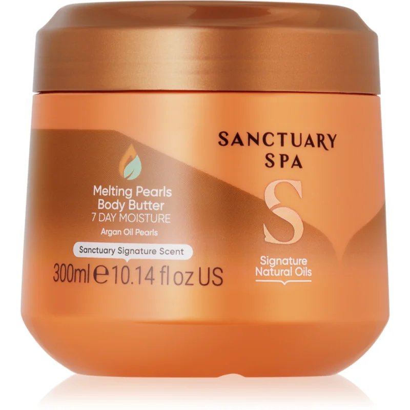 Sanctuary Spa Signature Natural Oils vyživující tělové máslo s bambuckým máslem 300 ml - parfo.cz