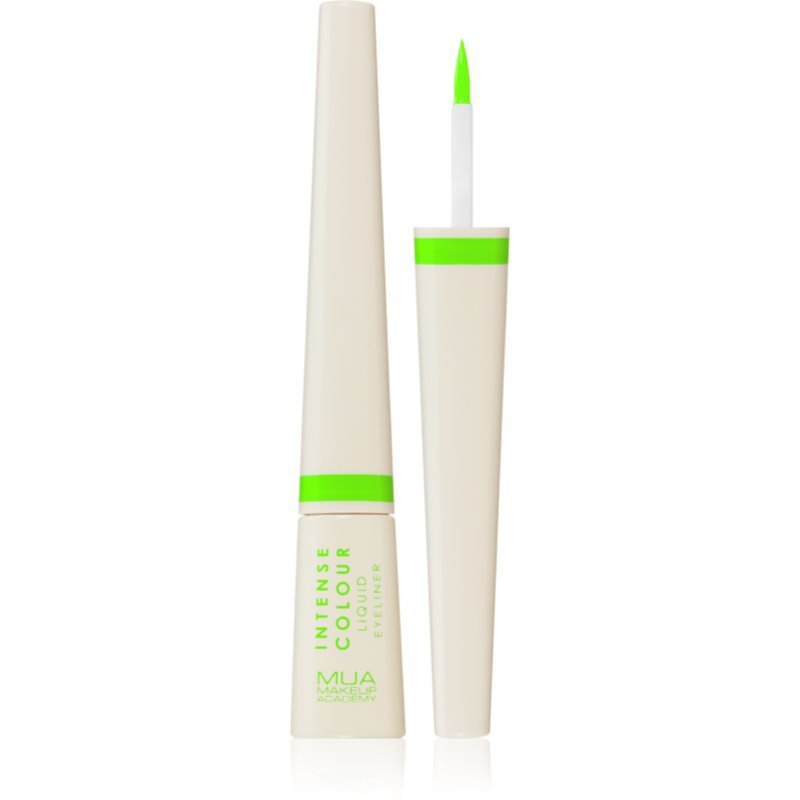 MUA Makeup Academy Neon Lights tekuté oční linky odstín Acid Lime 3 ml - parfo.cz