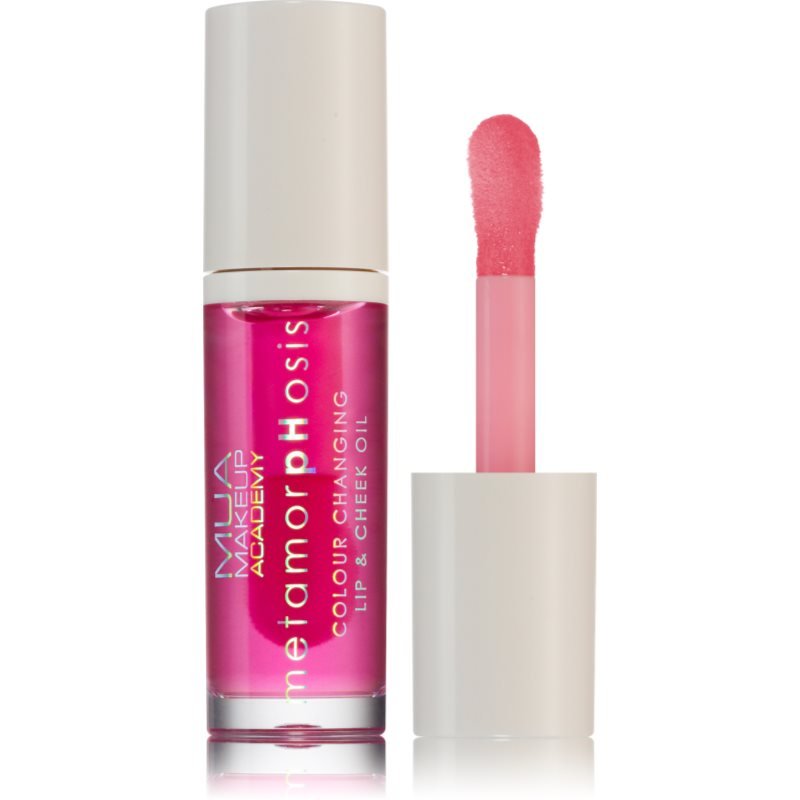 MUA Makeup Academy Metamorphosis olejový lesk na rty na rty a tváře vůně Plump It Up (Mint) 7 ml - parfo.cz