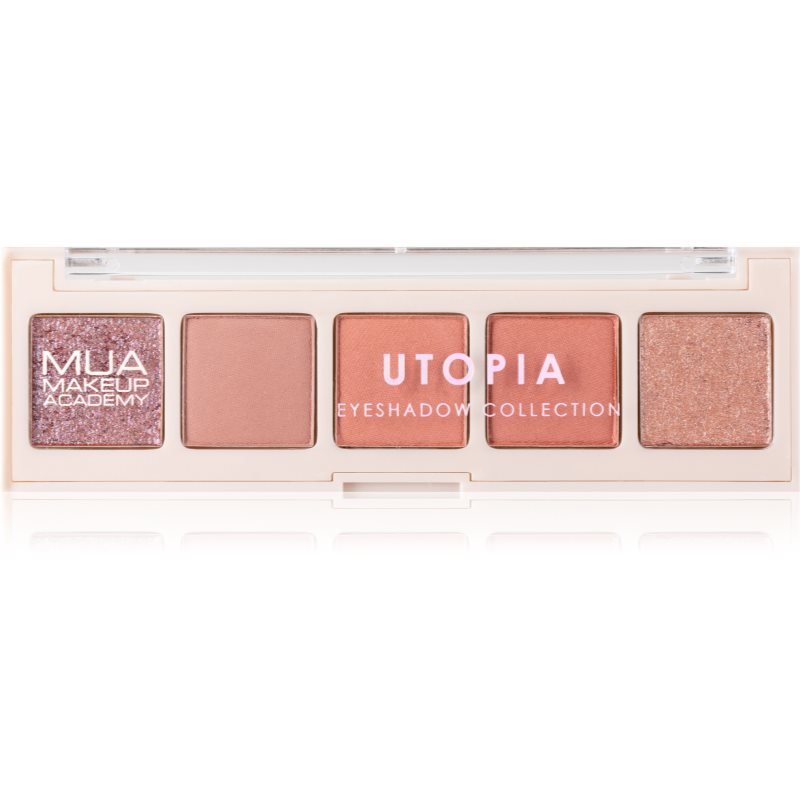 MUA Makeup Academy Professional 5 Shade Palette paletka očních stínů odstín Utopia 3