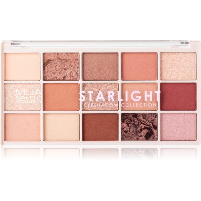 MUA Makeup Academy Professional 15 Shade Palette paletka očních stínů odstín Starlight 12 g - parfo.cz