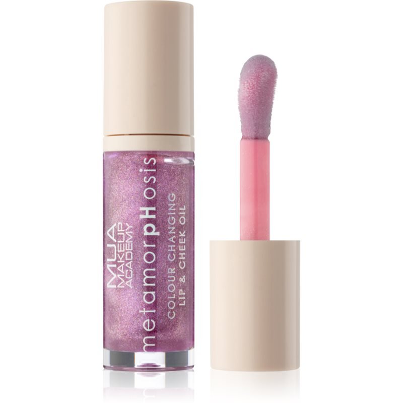 MUA Makeup Academy Metamorphosis olejový lesk na rty na rty a tváře vůně Grapevine 7 ml - parfo.cz