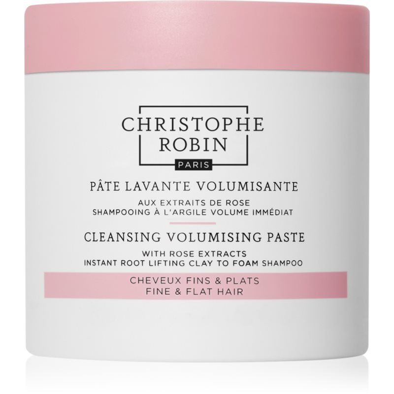 Christophe Robin Cleansing Volumizing Paste with Rose Extract exfoliační šampon pro objem vlasů 250 ml - parfo.cz