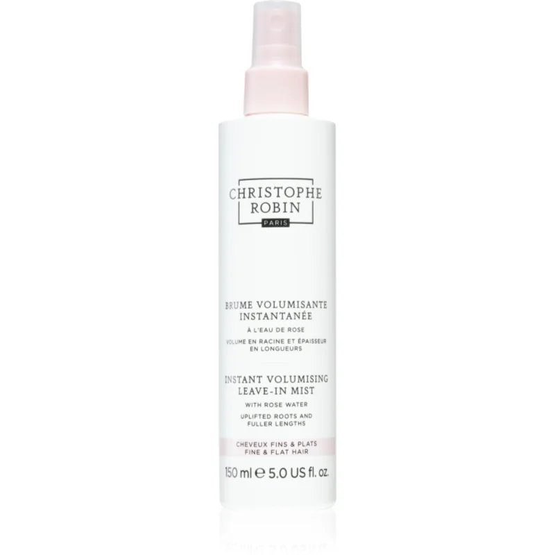Christophe Robin Instant Volumizing Leave-In Mist with Rose Water sprej pro objem jemných vlasů 150 ml - parfo.cz