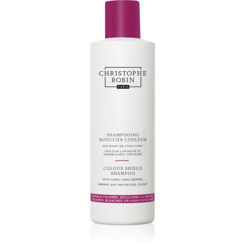 Christophe Robin Color Shield Shampoo with Camu-Camu Berries vyživující šampon pro barvené a melírované vlasy 250 ml - parfo.cz