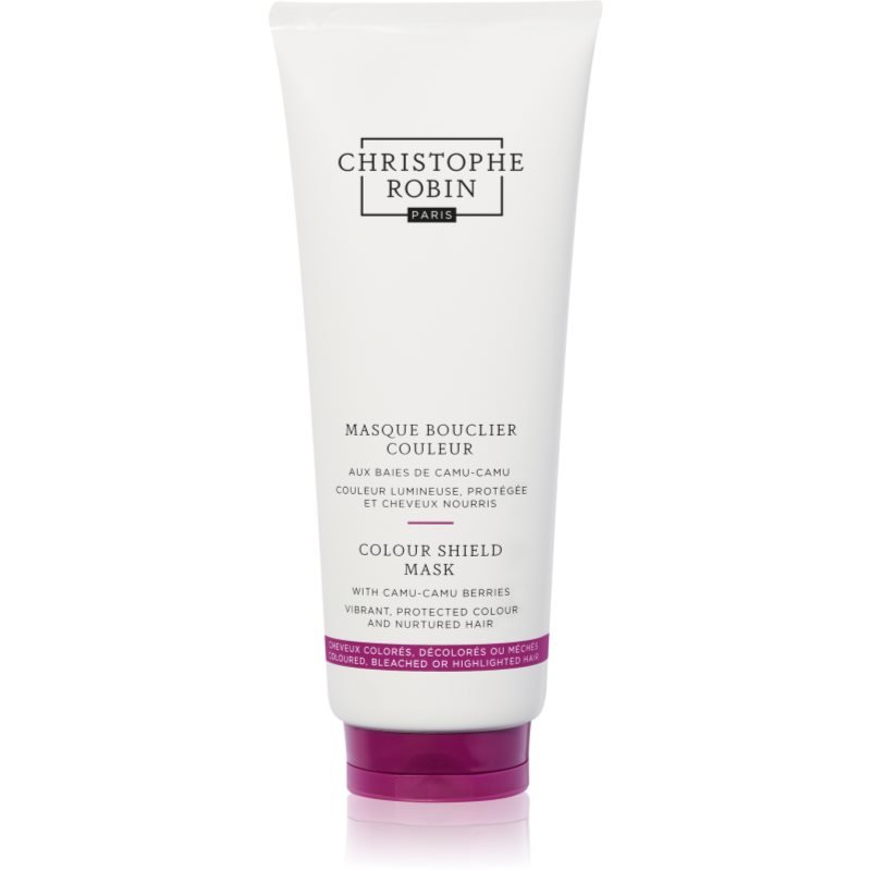 Christophe Robin Color Shield Mask with Camu-Camu Berries vyživující maska na vlasy pro barvené a melírované vlasy 200 ml - parfo.cz