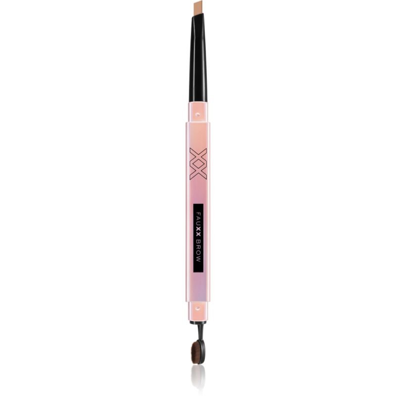 XX by Revolution FAUXX BROW automatická tužka na obočí s kartáčkem odstín Bronde 0.28 g - parfo.cz
