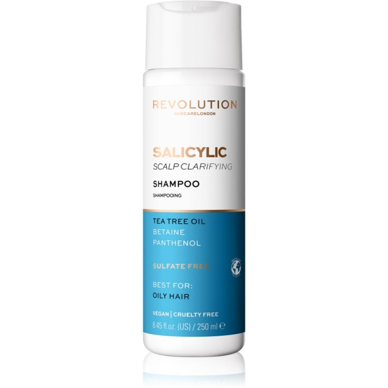 Revolution Haircare Skinification Salicylic čisticí šampon pro mastné vlasy a vlasovou pokožku 250 ml - parfo.cz