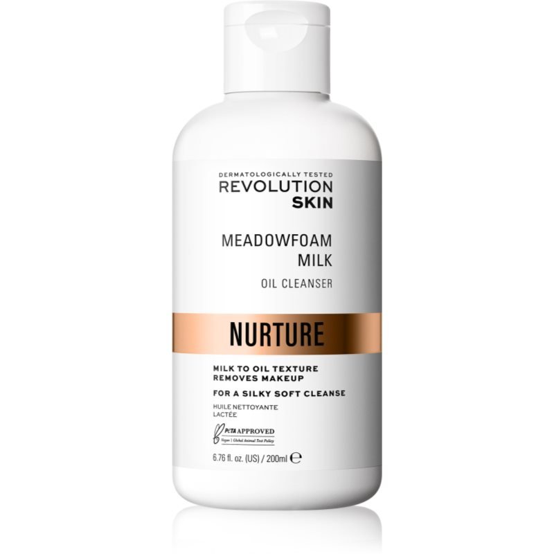 Revolution Skincare Nurture Meadowfoam Milk čisticí olejové mléko 200 ml - parfo.cz