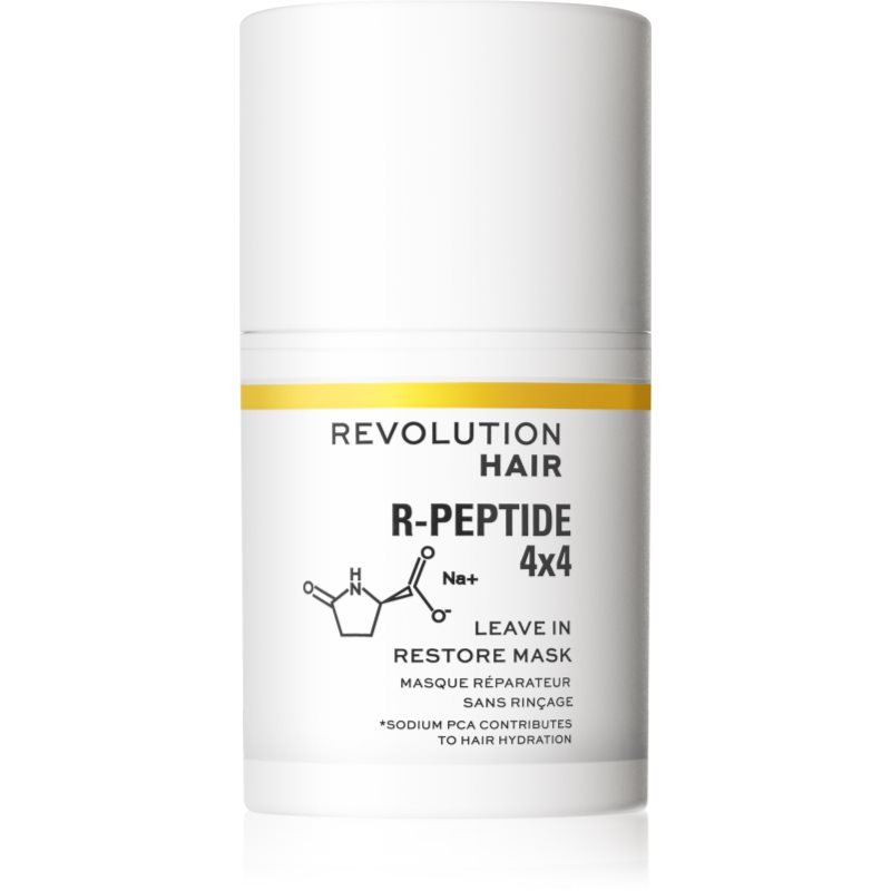 Revolution Haircare R-Peptide 4x4 obnovující bezoplachová maska pro poškozené vlasy 50 ml - parfo.cz