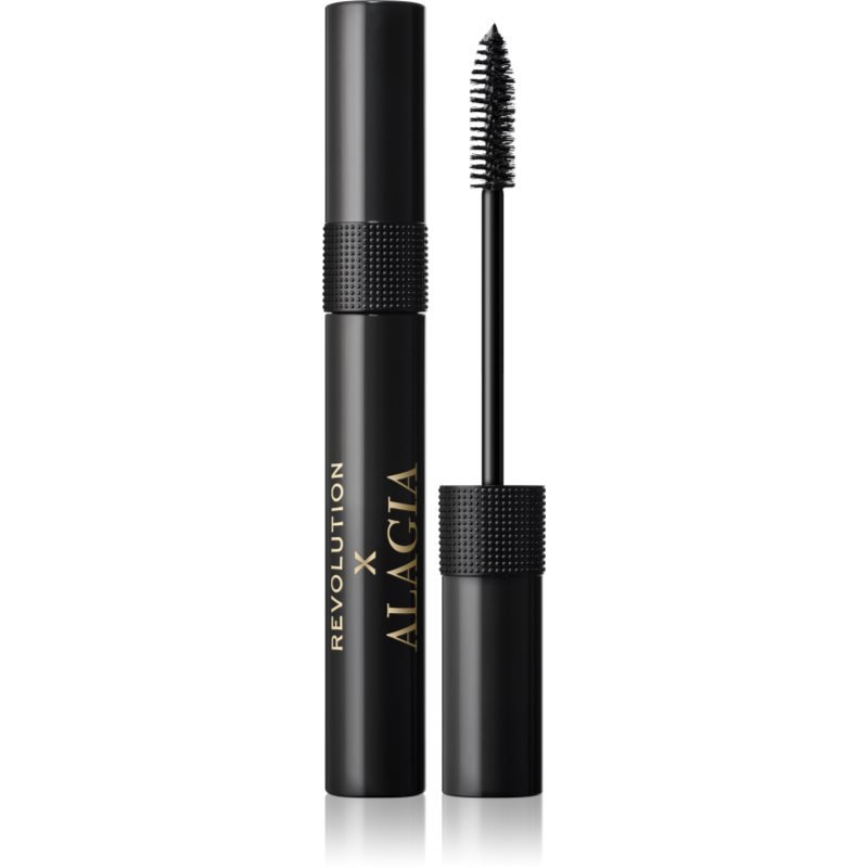 Makeup Revolution X Alagia Fill Fluffy řasenka pro větší objem a natočení řas odstín Black 10 ml - parfo.cz
