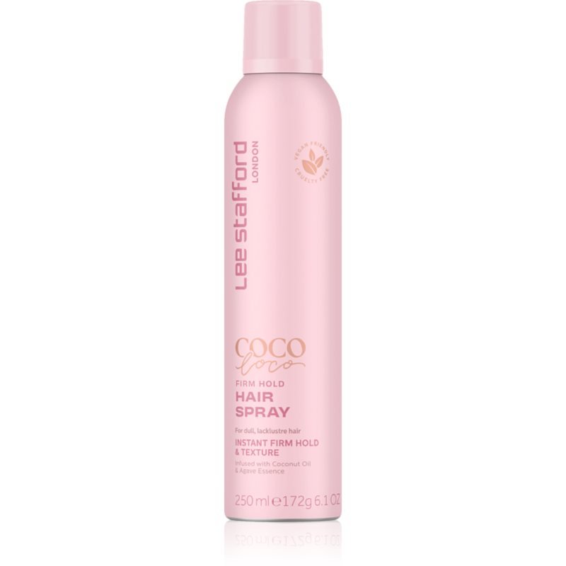 Lee Stafford CoCo LoCo Agave lak na vlasy silné zpevnění 250 ml - parfo.cz
