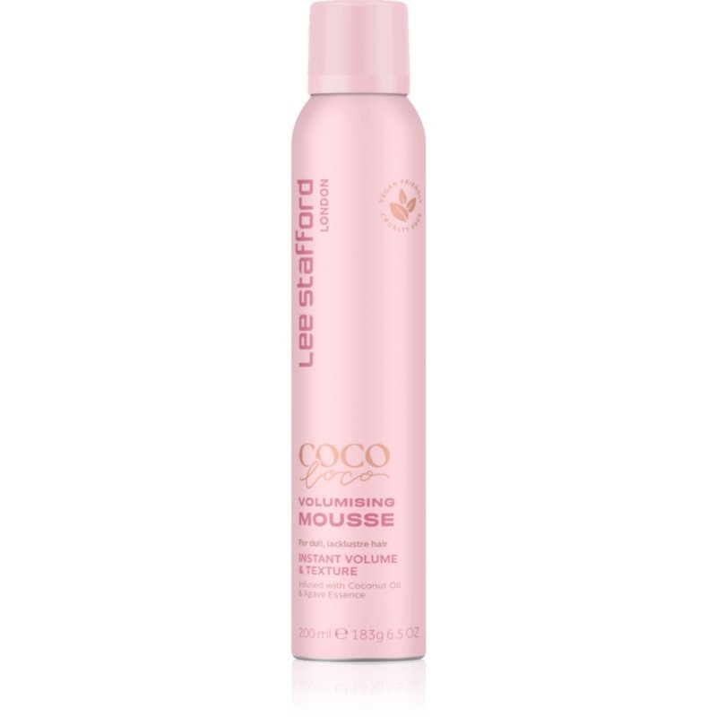 Lee Stafford CoCo LoCo Agave luxusní objemová pěna pro jemné a zplihlé vlasy 200 ml - parfo.cz