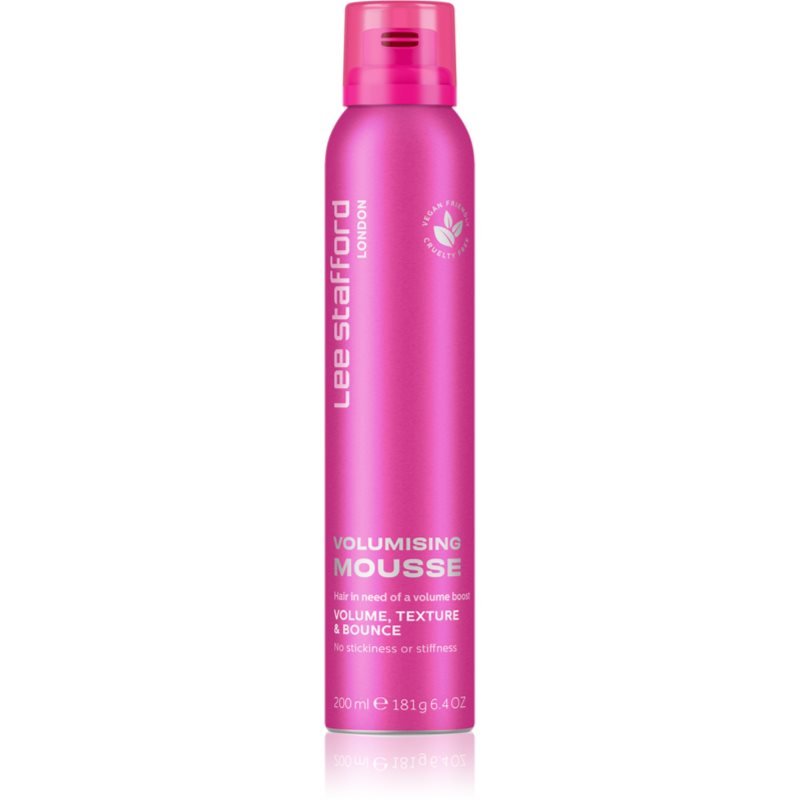 Lee Stafford Styling Volumising Mousse pěnové tužidlo pro bohatý objem 200 ml - parfo.cz