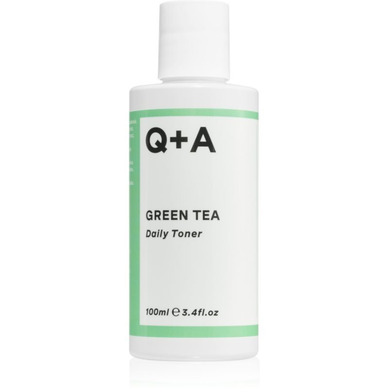 Q+A Green Tea čisticí pleťové tonikum se zeleným čajem 100 ml - parfo.cz