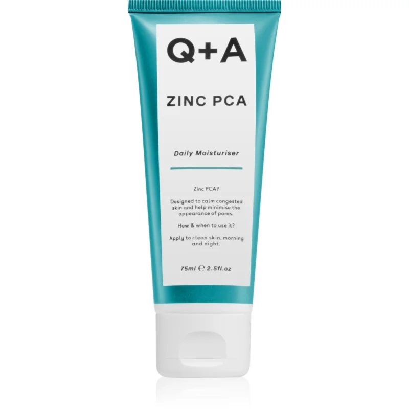 Q+A Zinc PCA zpevňující pleťový krém pro vyhlazení pleti a minimalizaci pórů 75 ml - parfo.cz