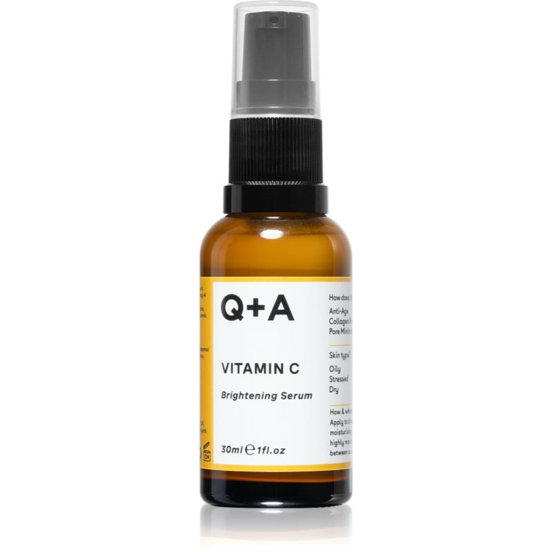 Q+A Vitamin C rozjasňující sérum s vitaminem C 30 ml - parfo.cz