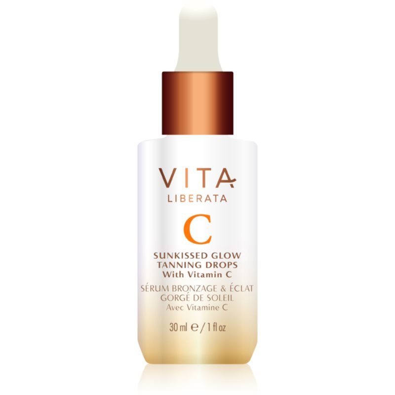 Vita Liberata Sunkissed Glow samoopalovací kapky na obličej s vitamínem C 30 ml - parfo.cz